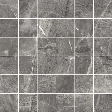 Athena Mosaico monocolore 36 Nero, naturale, 30x30cm, 9.00mm, Not rectified