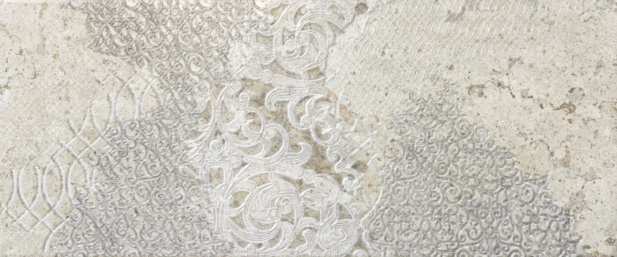 Baltimore Composición 8212 - Grey, Natural, 33.3x80cm, 10.00mm, Not rectified