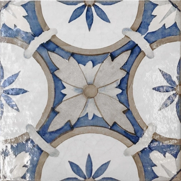 Dolcevita Decoro 2525KDOCA - Capri, Glossy, 25x25cm, 9.00mm, Rectified