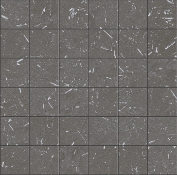 Barro Mosaico 5x5 8431940428227 - Black, Naturale, 29.75x29.75cm, 10.00mm, Not rectified