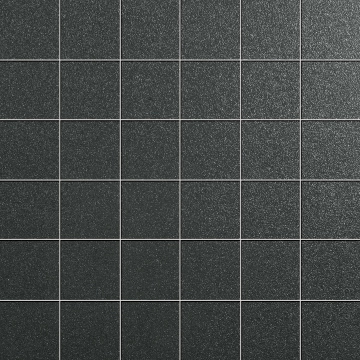 Smart Mosaico Black, Lappato, 30x30cm, 10.00mm, Not rectified