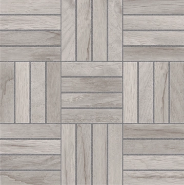 Nairobi Mosaico Gris, Naturale, 30x30cm, 10.00mm, Not rectified