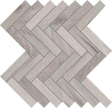 Nairobi Mosaico Gris, Naturale, 24.5x27.8cm, 10.00mm, Not rectified