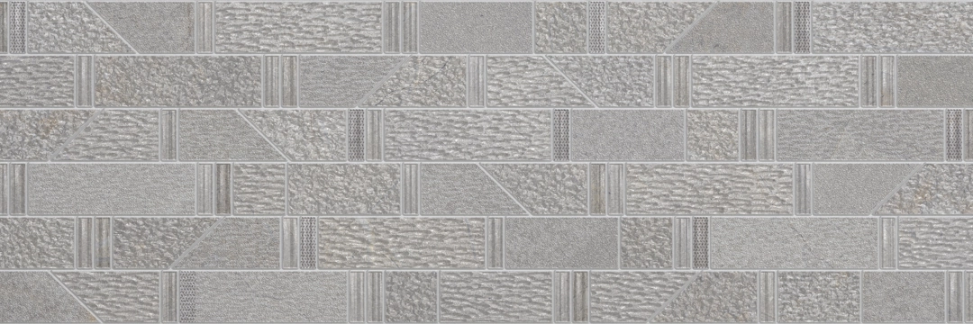 Terra Decoro Gris, Glossy, 20x60cm, 10.00mm, Not rectified
