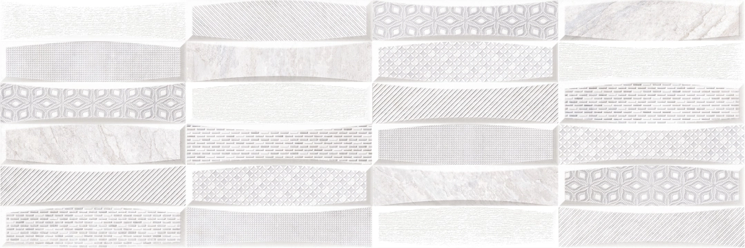 Teide Teide XL Blanco, Glossy, 25x75cm, 10.00mm, Not rectified