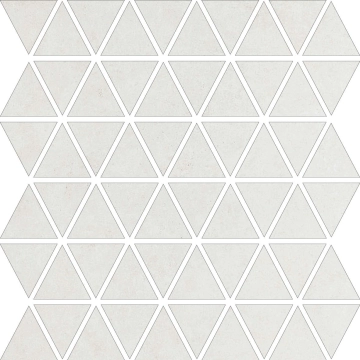 Lithos Malla Tris White, Matt, 30x30cm, 10.00mm, Rectified