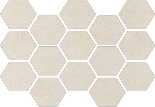 Lithos Malla Hex Light, Matt, 32.5x22.5cm, 10.00mm, Rectified